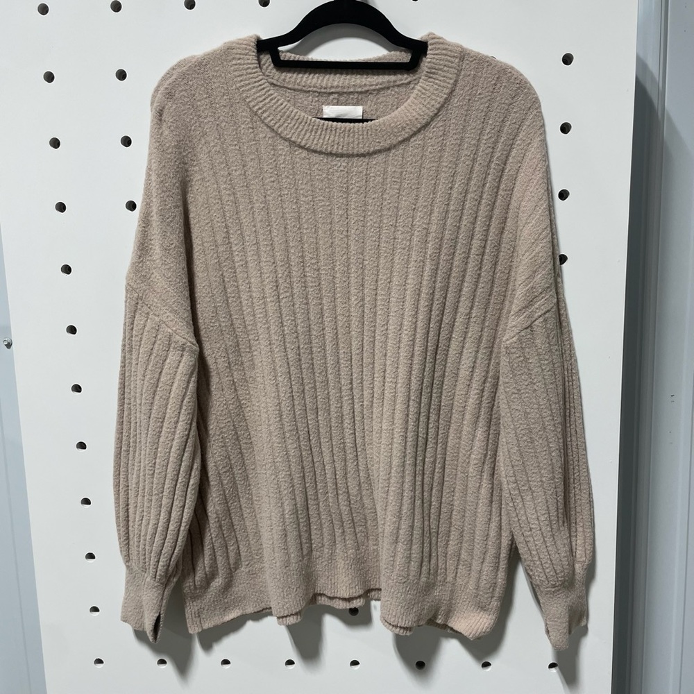 Aerie sweater size medium light brown / nude